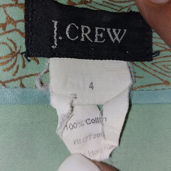 J CREW LADIES MIDI COTTON SKIRT- 4 - Picture 6 of 6